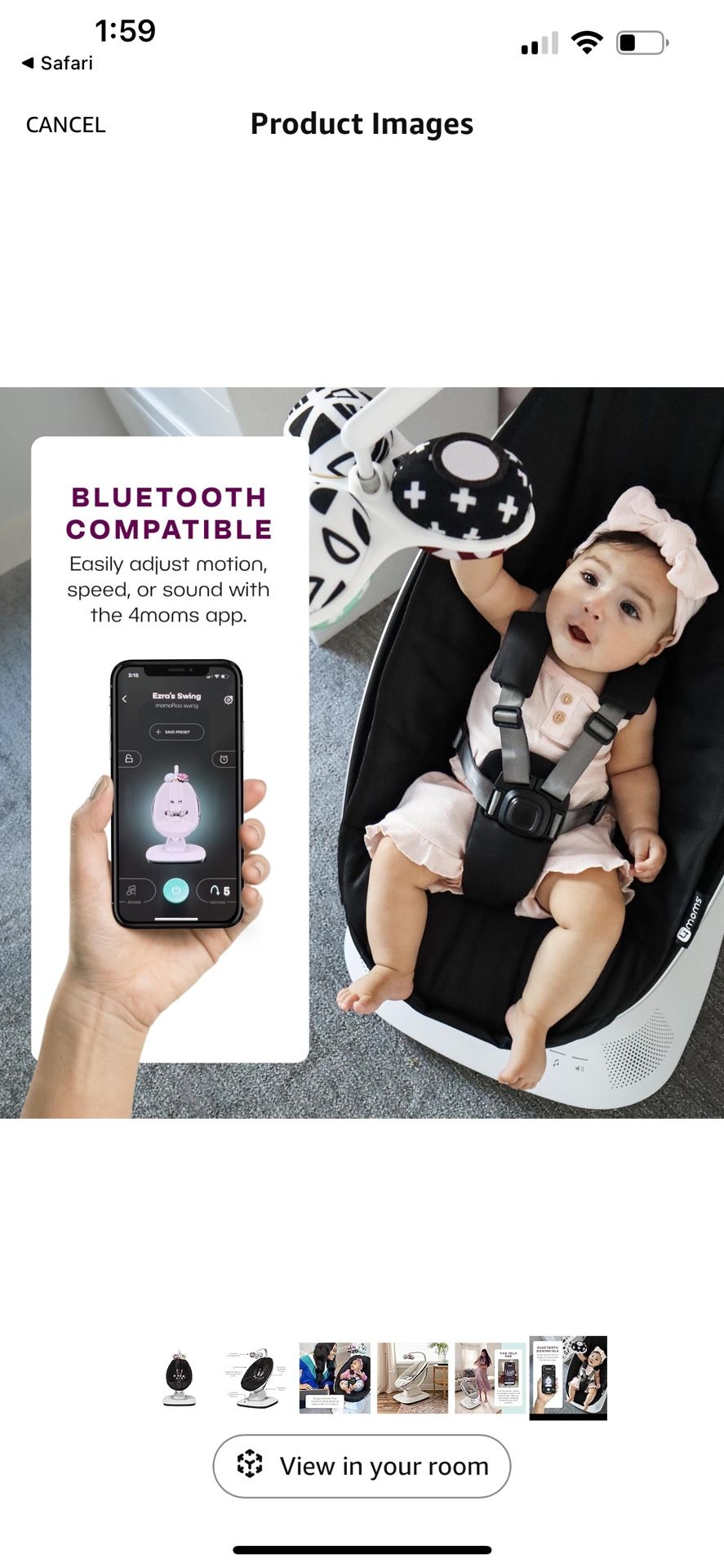 Cover Only For This Model Swing In Black