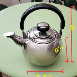 Kettle Tea Pot Water Teapot Whistling Coffee Steel Boiling Stovetop Stainless Camping Hot Heating
