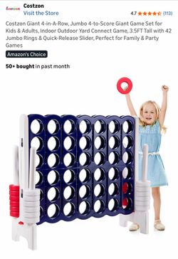 Giant connect four