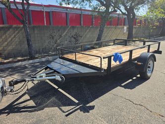 Flat bed trailer