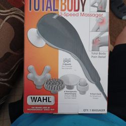 Wahl 2-Speed Corded Total Body Hand-Held Vibrating Massager 