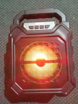 Portable Bluetooth Speaker with LED Light