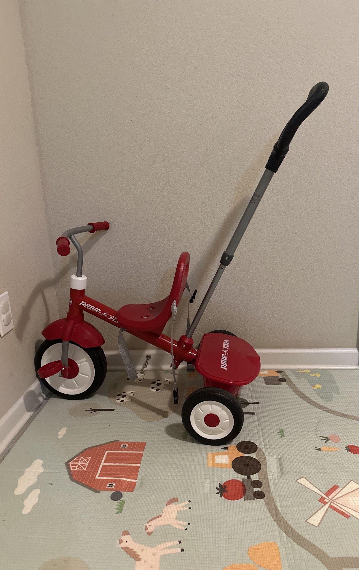 Radio Flyer Tricycle - Red with Guardrails