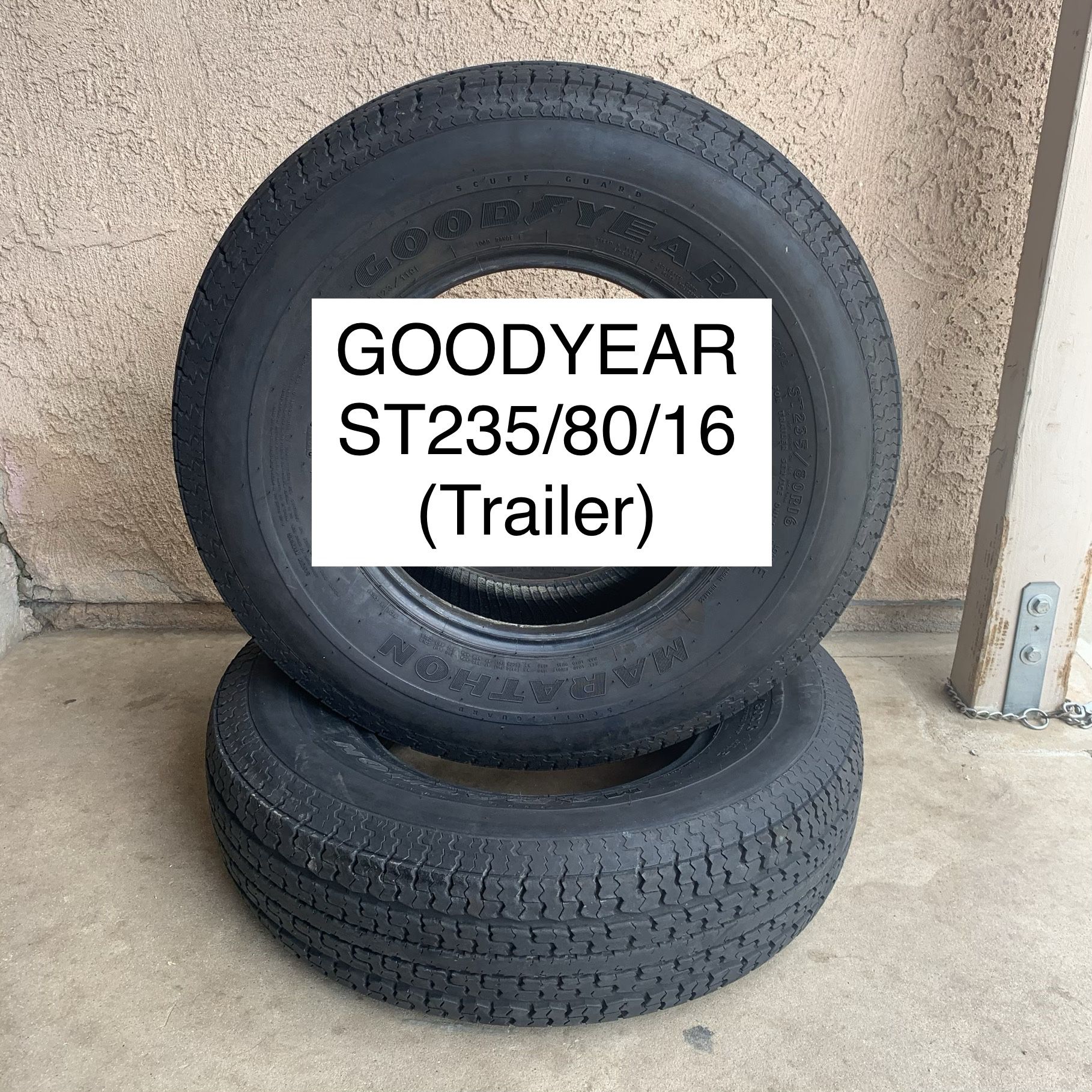 Trailer tires ST 235/75/16