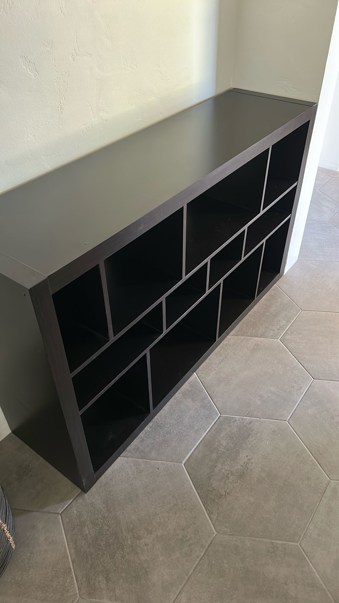 Bookcase Shelves Shelf Storage IKEA Kallax Book Compartment Cubby Console Table