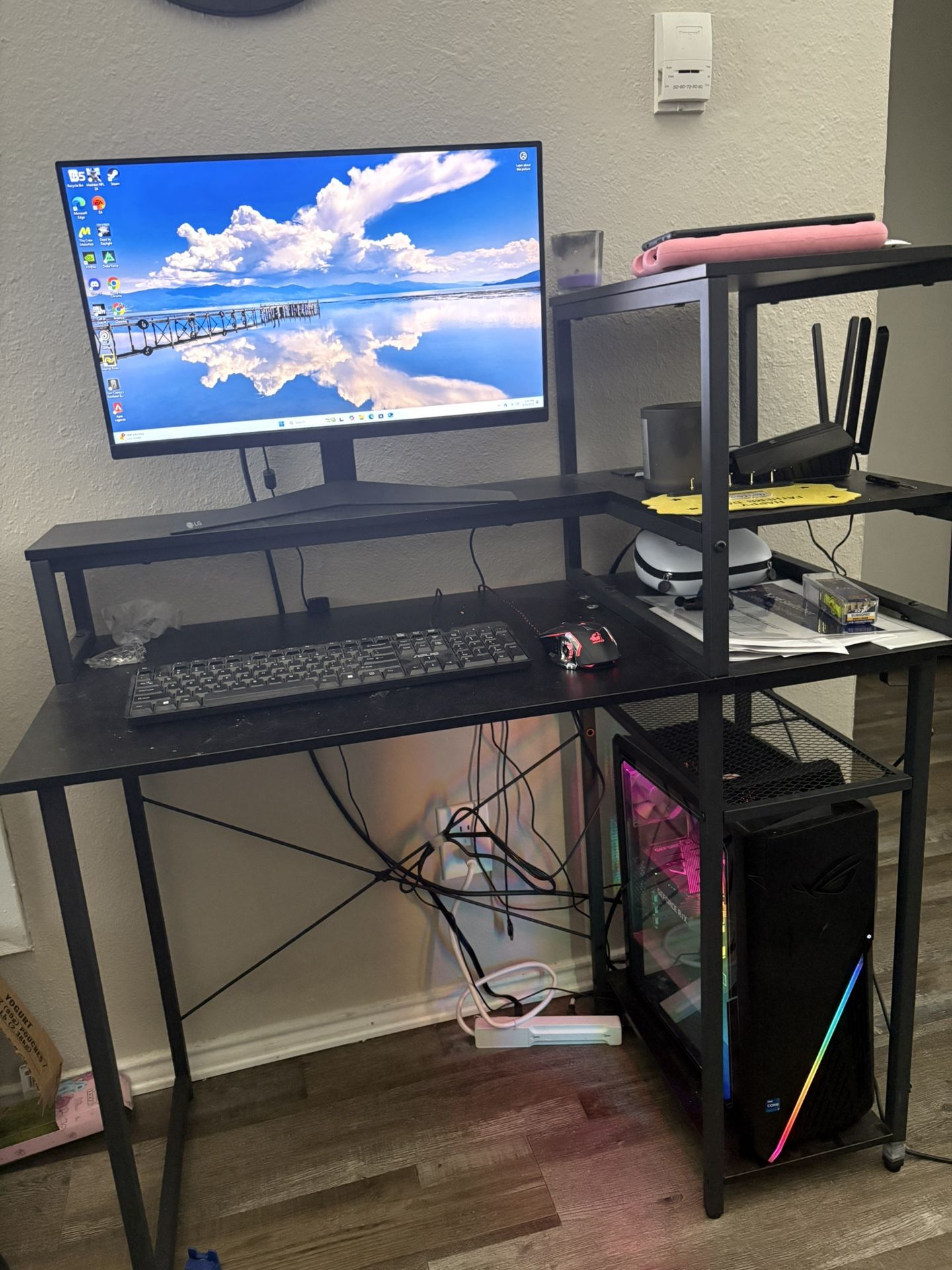 Asus ROG Desktop And LG Monitor 165Hz