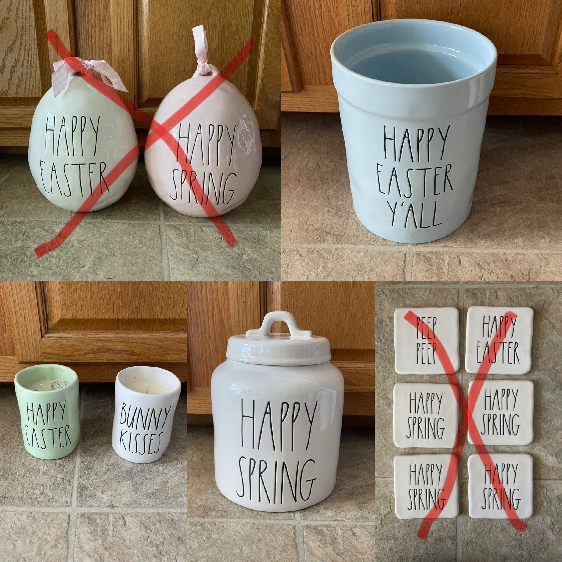Rae Dunn Spring/Easter Items **PLEASE READ DESCRIPTION**