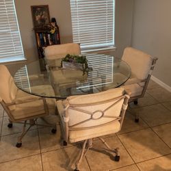 Glass Dining Table 
