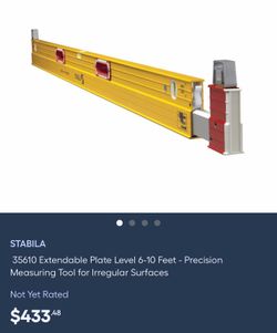 Stabila level 6-10 ft