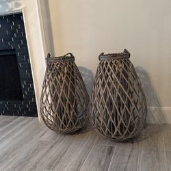 The Set Of Large Candle Holders 