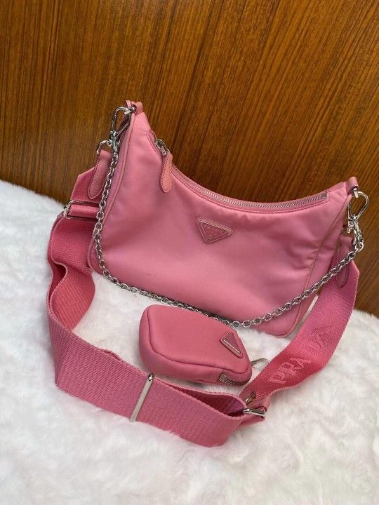 Prada Pink Re-edition crossbody bag
