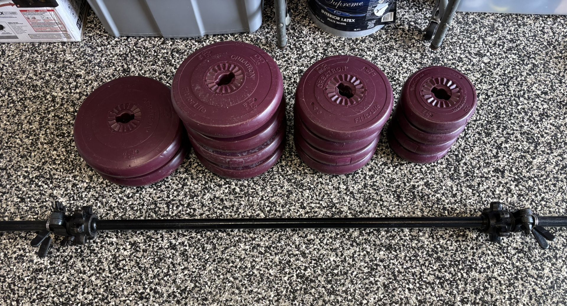 Weight Set, including Bench - Free