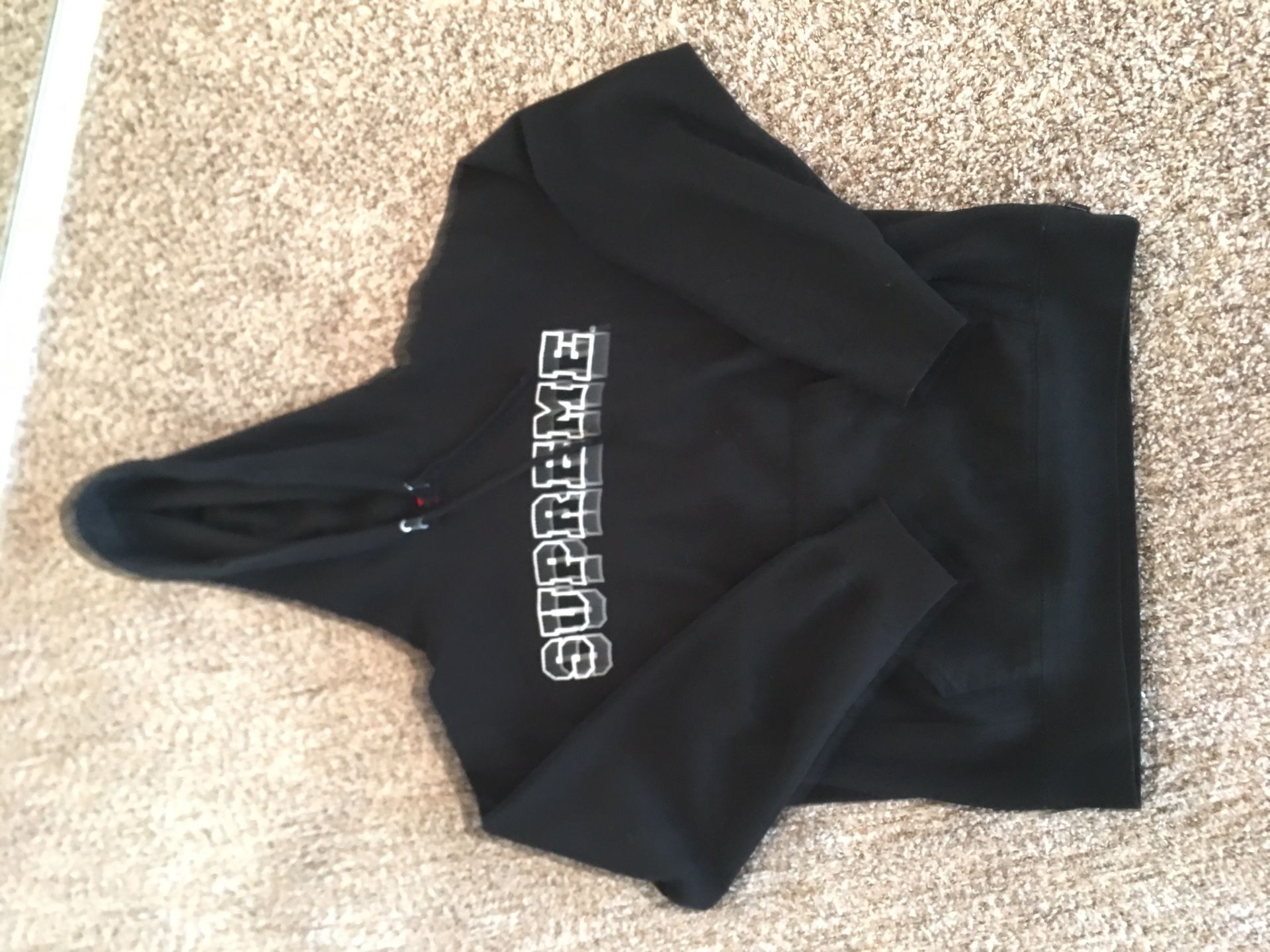 Supreme Black Hoodie