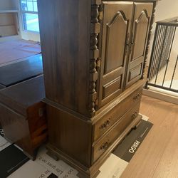 Solid Wood Dresser Cabinet Lowered To $150!! 