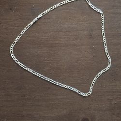 925 Sterling Silver Figaro Chain – 22", 4.7 mm