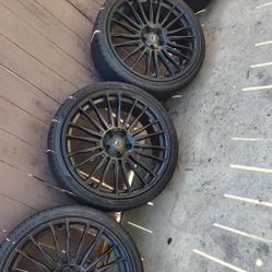 Set De Rines Rin 20 Universales Son Con Todo Y Llanta 235 35 Zr 20