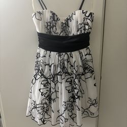 Black And White Cocktail Dress