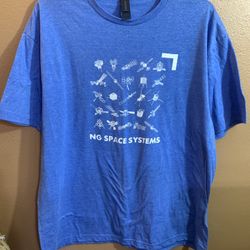 Northrop Grumman Space Systems Heather Blue T-Shirt