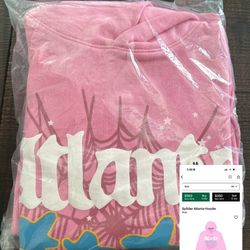 Pink Atlanta Sp5der hoodie