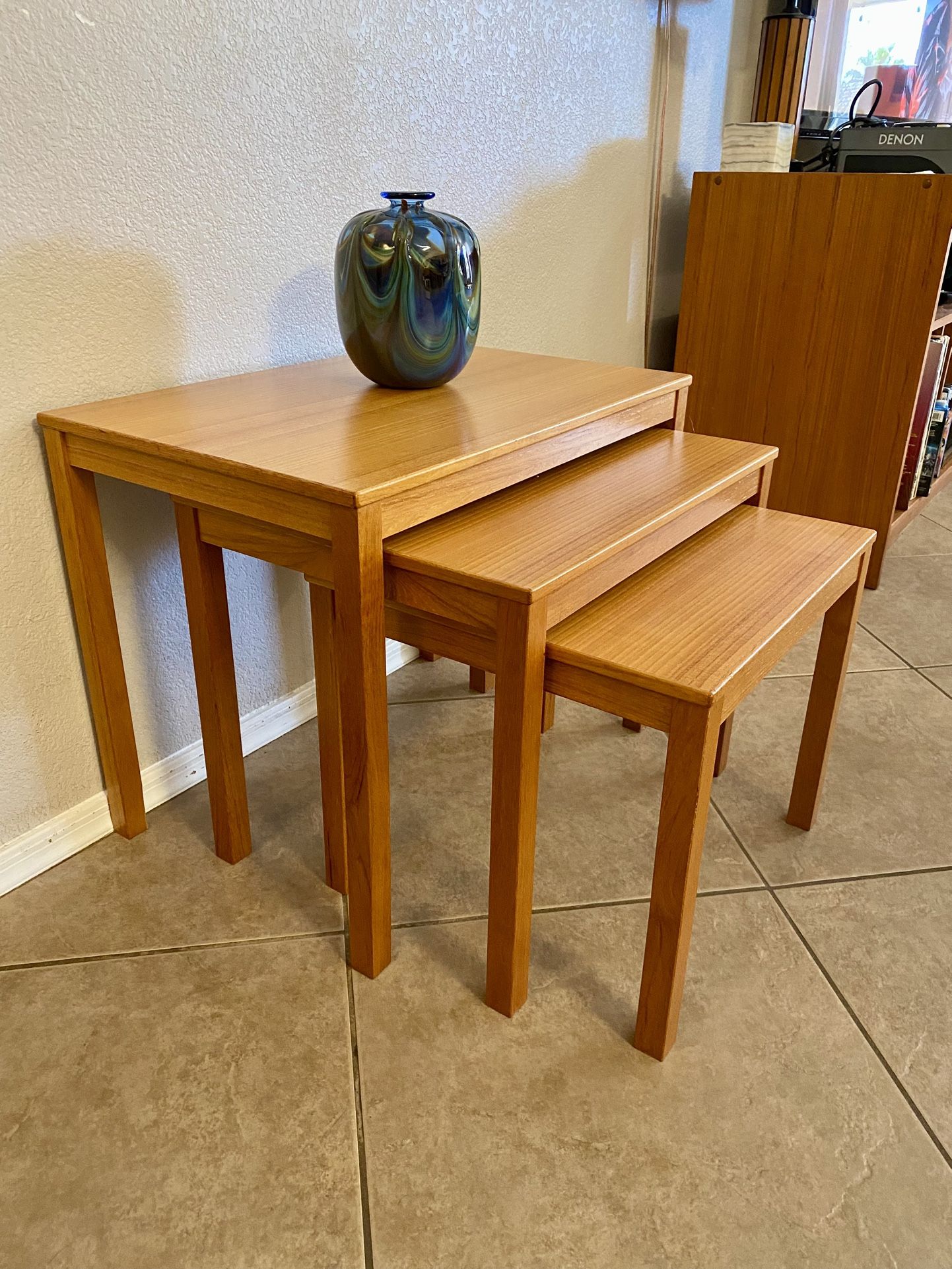 Danish Mid-Century Modern Teak Nesting Tables