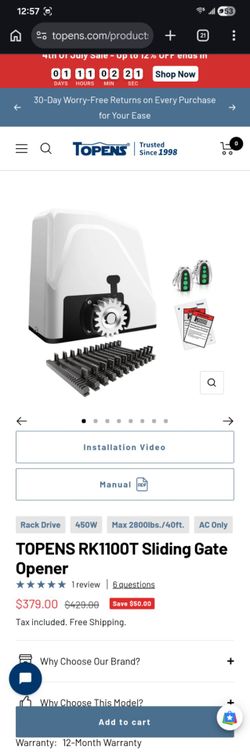 Slide Gate Opener