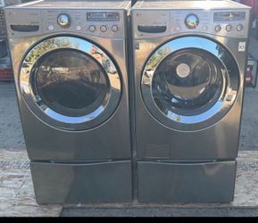 LG washer and gas fryer