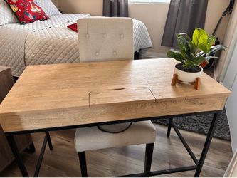 Desk and chair