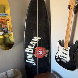 6ft Jim Beam surfboard