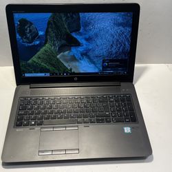 HP ZBook 15 G3, Core i7-6tt Gen, 16 GB Ram, 256 SSD , WIN 10 Pro, No Charger