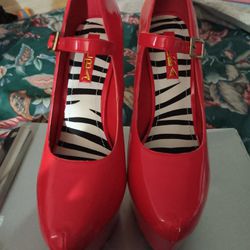 51 Alba Red High Heels