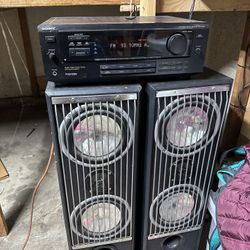 Speakers With Subwoofer And Received 