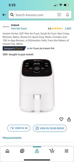 Instant Vortex 2QT Mini Air Fryer