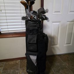 Golf Bag And Miscellaneous Clubs