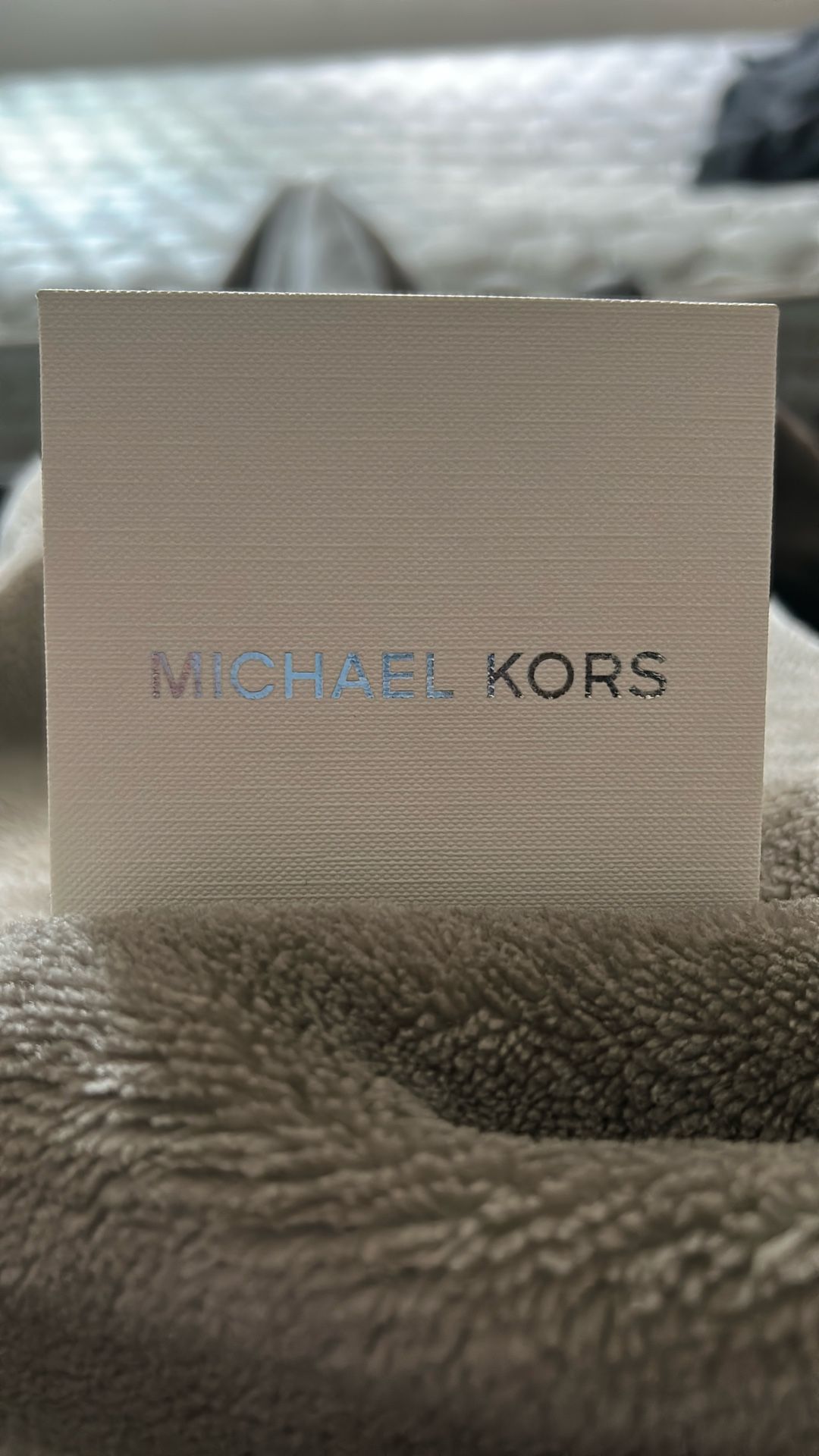 michael kors watch with adjustable fit mint
