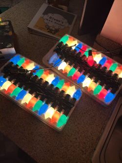 Vintage C9 Colored Christmas Lights