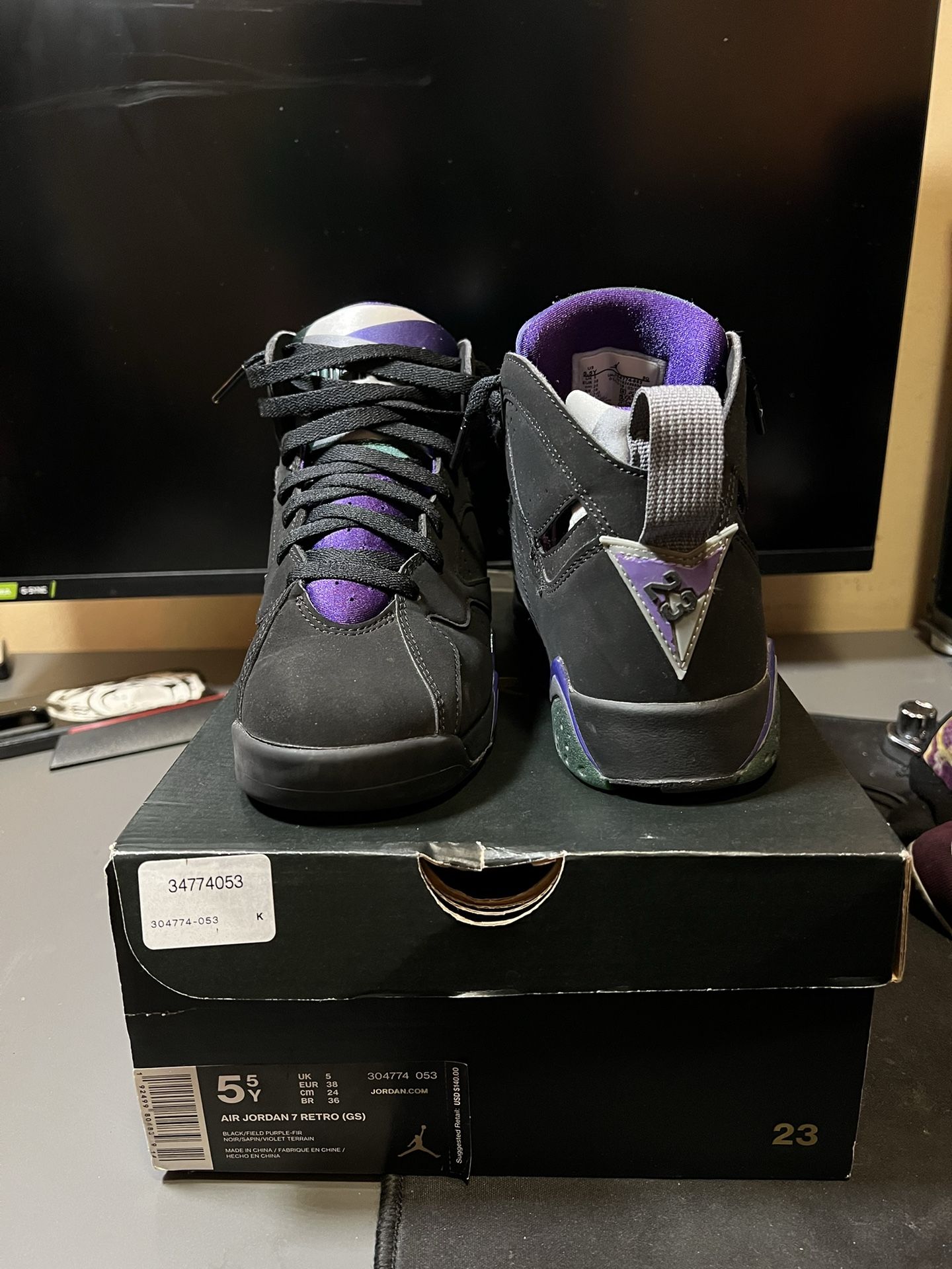 Jordan 7 Retro Ray Allen Bucks (GS) Jordan 7 Retro Ray Allen Bucks (GS)