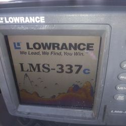 Lowrance Lms-337C Chartplotter ( GPS )