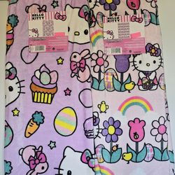 🐇 Hello Kitty Easter Throw Blankets 🐇