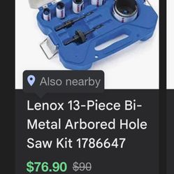 Lenox Hole Saw Kit