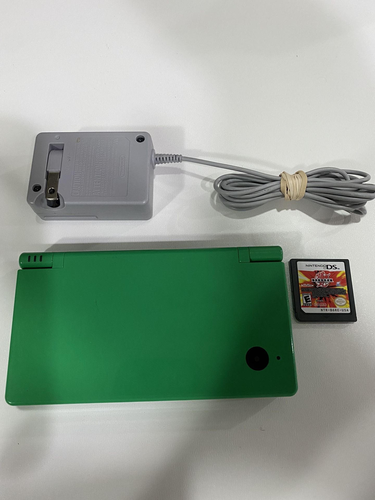 Nintendo DSi Mario Party Edition Green Handheld System W/ Charger & Game