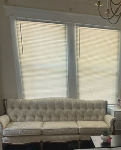 Vintage cream sofa