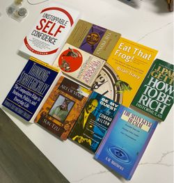 Business & Success Books Lot – Art of War, Brian Tracy, Machiavelli + More