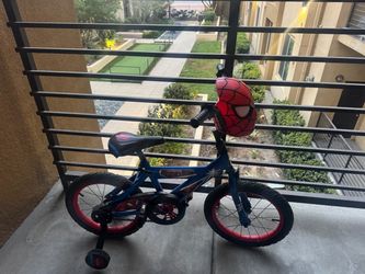 Spider-Man Kids Bike 16" Huffy with Training Wheels