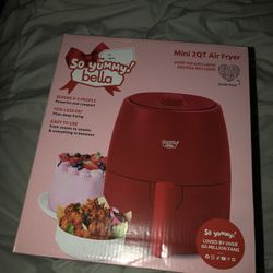 So Yummy Bella 2qt Mini Air Fryer