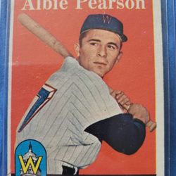 58 Topps Albie Pearson RC!