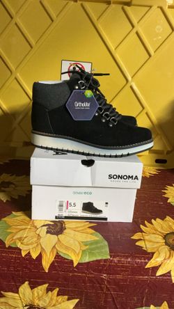 KATHERINA matte Black Sneakers Woman’s Boots  Sz 5.5