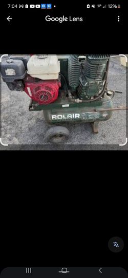 Rolair Air Compressor with Honda GX240 Engine