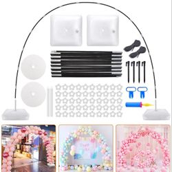  Balloon Arch Kit, 9FT Height & 10FT Width Adjustable Balloon Arch Stand Frame Garland Stand: Wedding Baby Shower Birthday Photo Backdrop