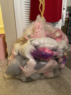 Huge bag of stuffed animals