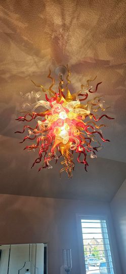 Chihuly Style Chandelier Light